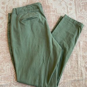 Olive Green Chino Pants